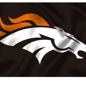 Denver Broncos Football Flag 3x5 Feet Grommets Fast Same Day Shipping